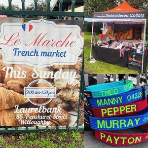 Beyond the croissants.

Beautiful artisans of Le Marché-French market.

This Sunday 22nd Feb.
9am-1:30pm
📍Laurelbank-85 Penshurst st-Willoughby.

#LeMarchéSydney #Frenchmarket #artisans #porters4pets #embroideredcollarsbyporters4pets