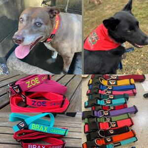 3pm - 9pm 27th Nov. Parramatta Christmas Market. Embroidering collars on the spot!