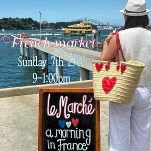 Find us this Sunday at Le Marché Woolwich Dock ✨

9am–1pm: French cuisine, gourmet treats, Chic Xmas gifts, fresh produce that Sydney harbour magic.

Come say hi, stock up, and enjoy the vibe. 
We will be embroidering collars on the dock! 
 #porters4pets #sydneylocal #porters4petsembroideredcollars #personaliseddogcollar 

Thank you